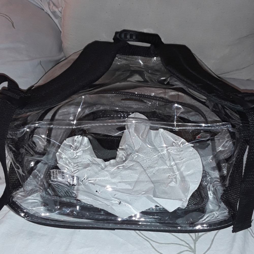 Summit Ridge clear backpack mesh pockets - Picture 5 of 8